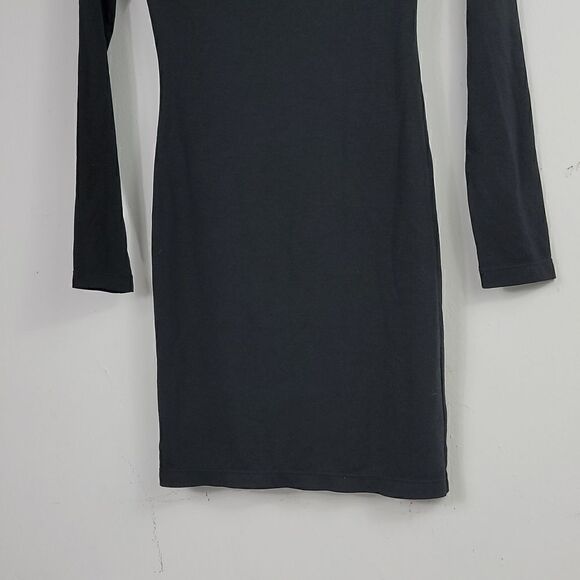 T By Alexander Wang Black Off Shoulder Dress Size XS - Picture 4 of 12